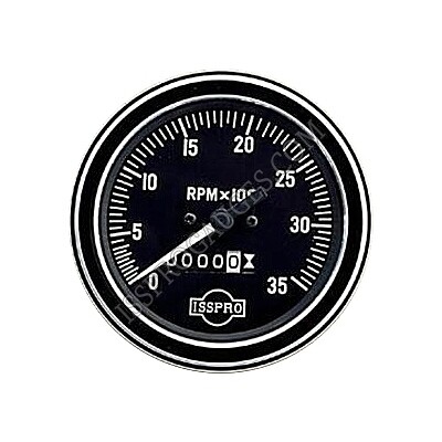 TACH 3 3/8&quot; MECH 3.5K .5-1 W/HOURS CHR - R8598