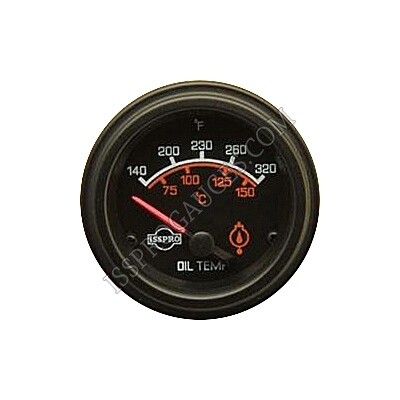 GAUGE ELEC E/M OIL TEMP 140-320 TB - R9054-24VDC