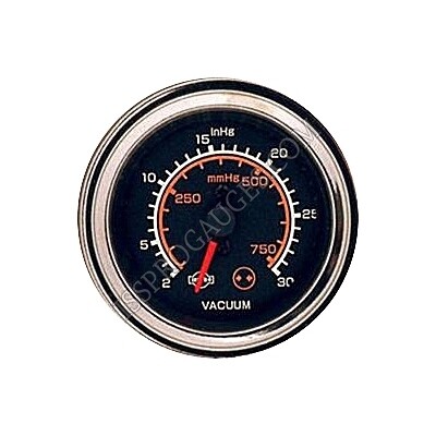 Classic - GAUGE E/M VACUUM 2-30 IN HG CHR - R9775
