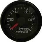 EVA 2 1/16&quot; MECH TURBO BOOST 0-100 PSI RED PTR - R5643R
