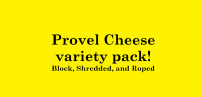Provel® Cheese Variety Pack 8 Pounds total!