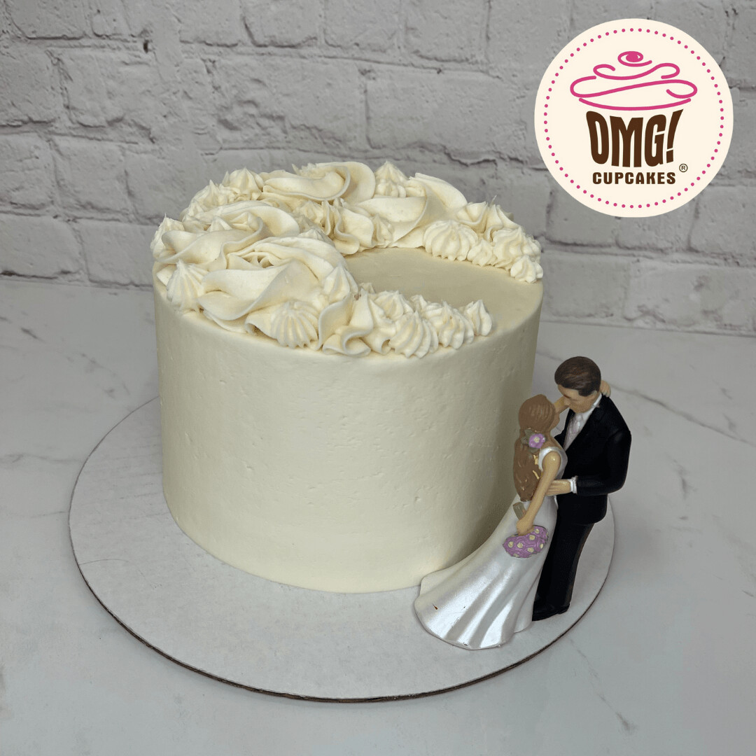 Wedding Half Moon Cake