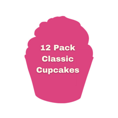 12 Pack Classic Cupcakes You Pick