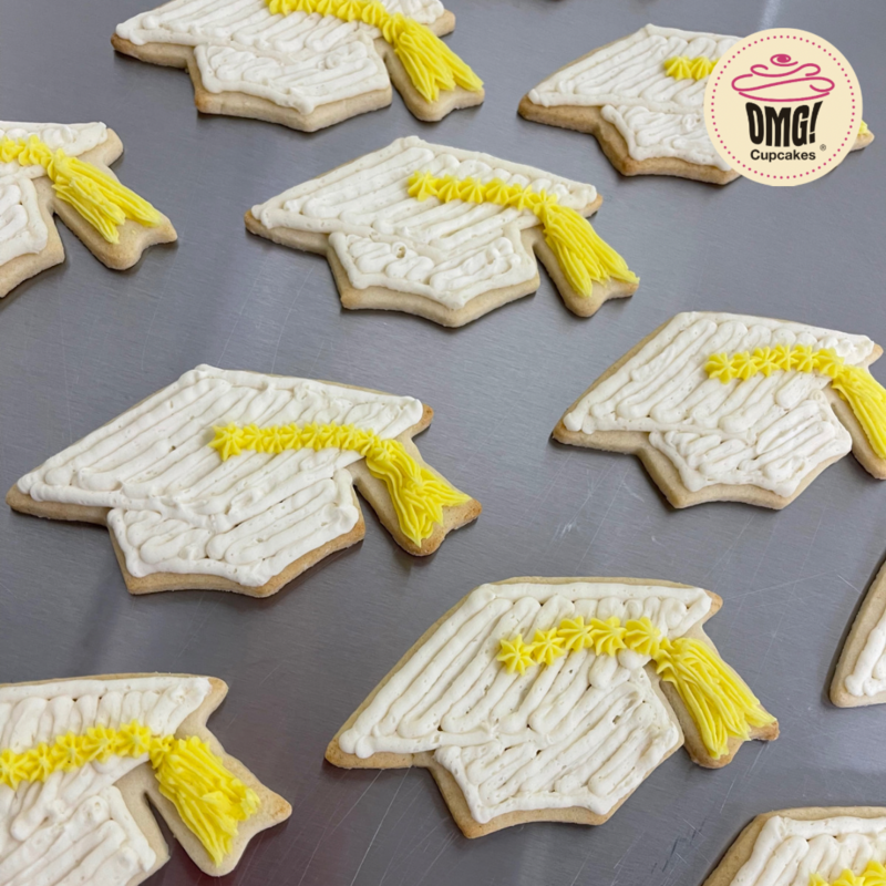 Grad Cap Sugar Cookies (12 per box) *48 hours notice required*