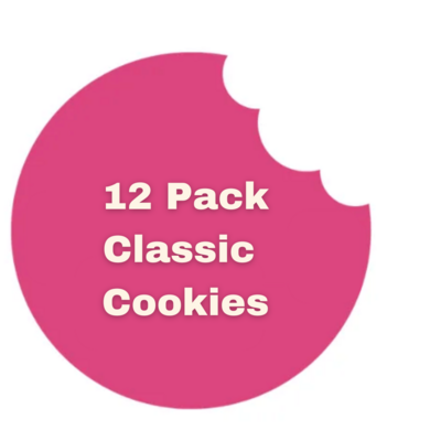 12 Pack Classic Cookies