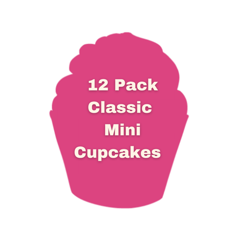 12 Pack Classic Mini Cupcakes