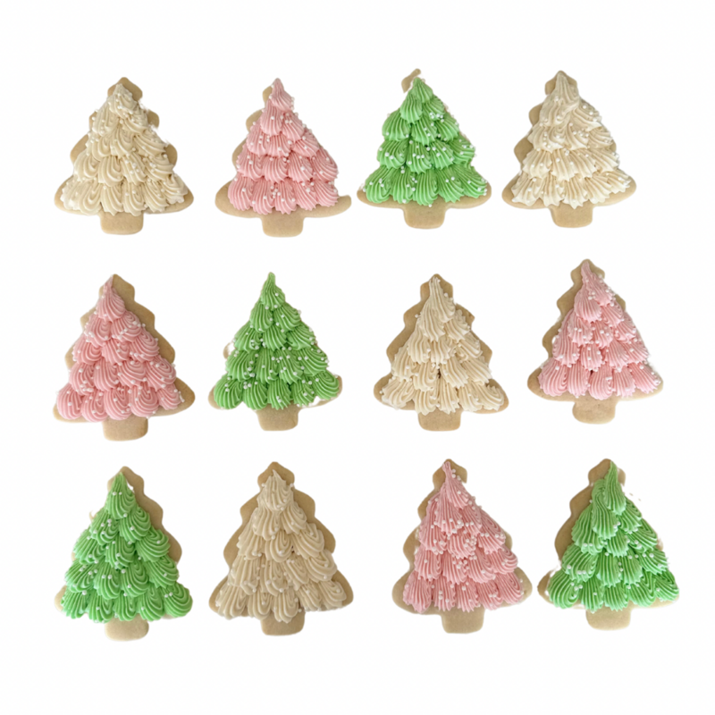 Holiday Tree Sugar Cookie Boxes