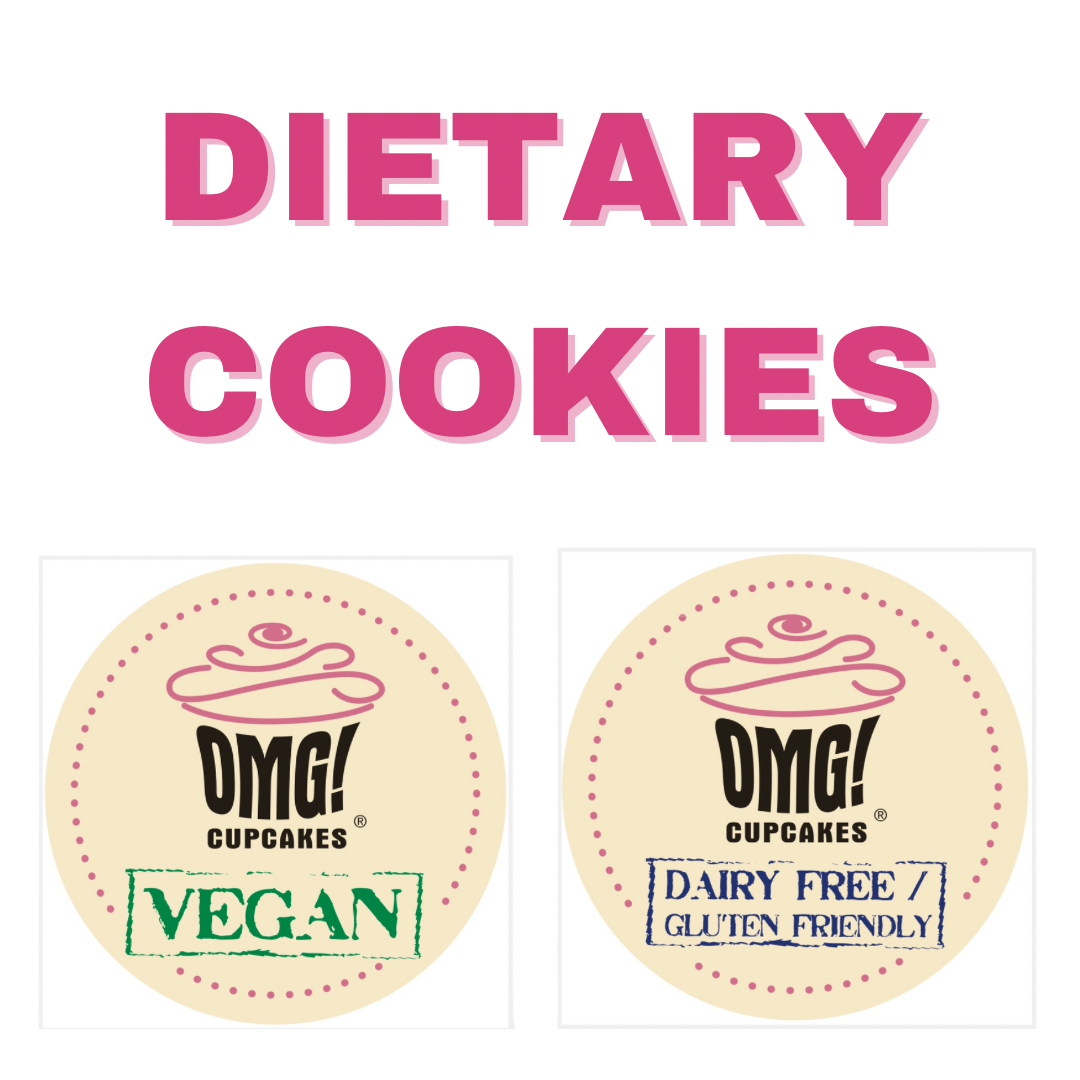 Dietary Cookies (GF, GF+DF, Vegan Options)