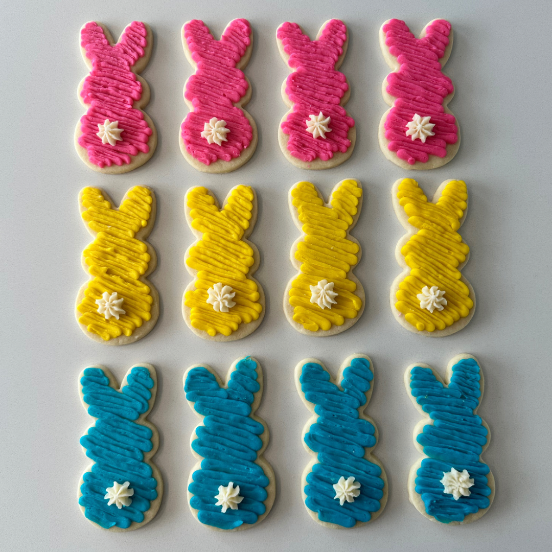 Easter Bunny Sugar Cookies Box (12) PREORDERING NOW CLOSED. STILL AVAILABLE INSTORE