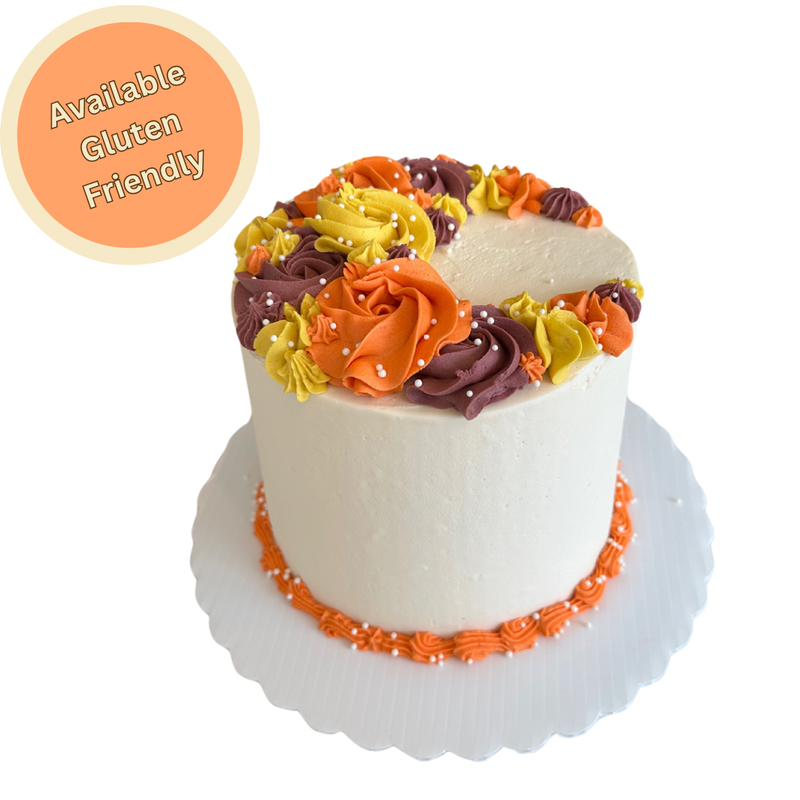 Thanksgiving Half Moon Cake