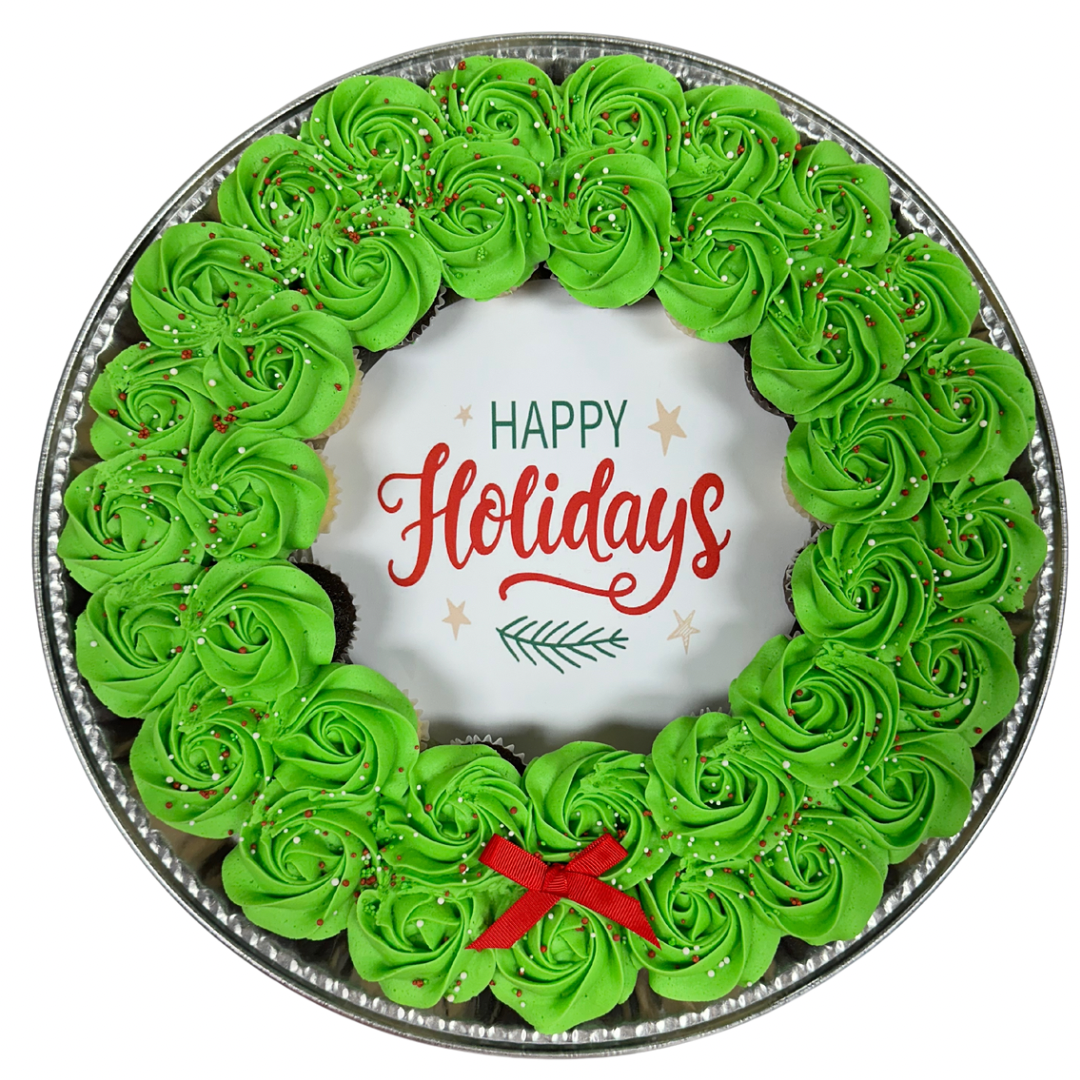 Classic Cupcake Wreath *SOLD OUT IN GRANDE PRAIRIE* St.Albert Orders Only Classic Cupcake Wreath *SOLD OUT IN GRANDE PRAIRIE* St.Albert Orders Only