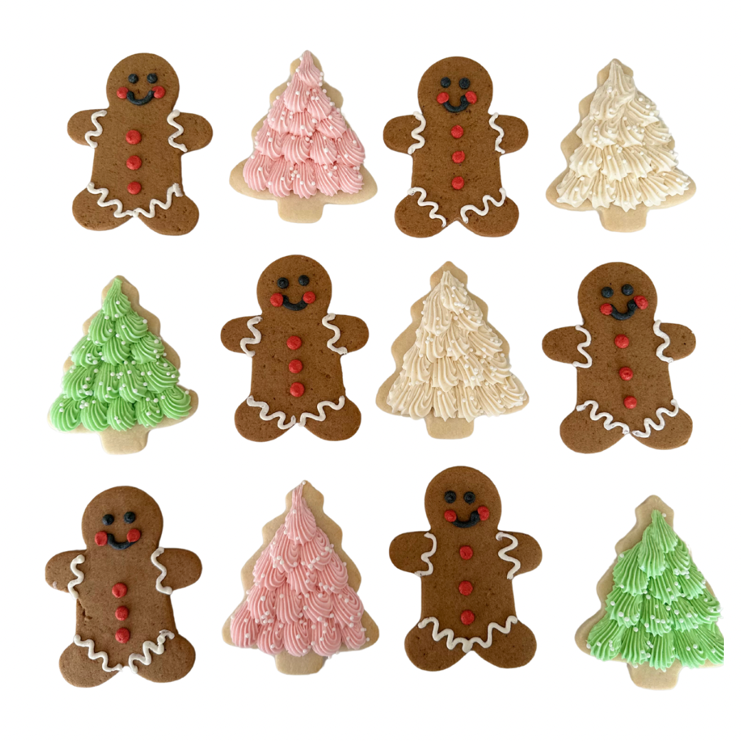 Holiday Tree Sugar Cookie + Gingerbread Men Box *SOLD OUT IN GRANDE PRAIRIE* * St.Albert Orders Only*