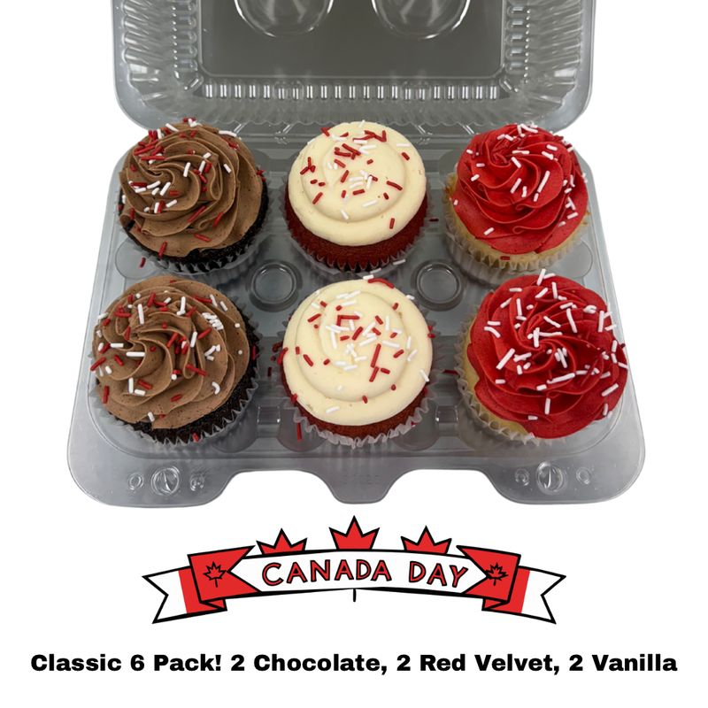 Canada Day Cupcakes (Regular size or minis)