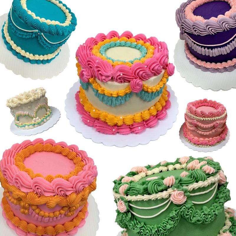 Vintage Ruffle Cake
