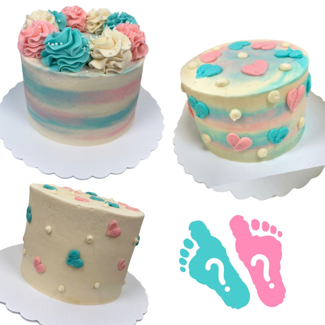 Gender Reveal Cake
