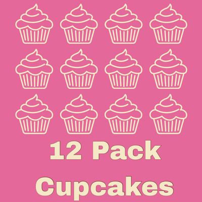 12 Pack Classic Cupcakes  You Pick