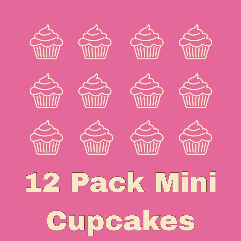 12 Pack Classic Mini Cupcakes 12 Pack Classic Mini Cupcakes