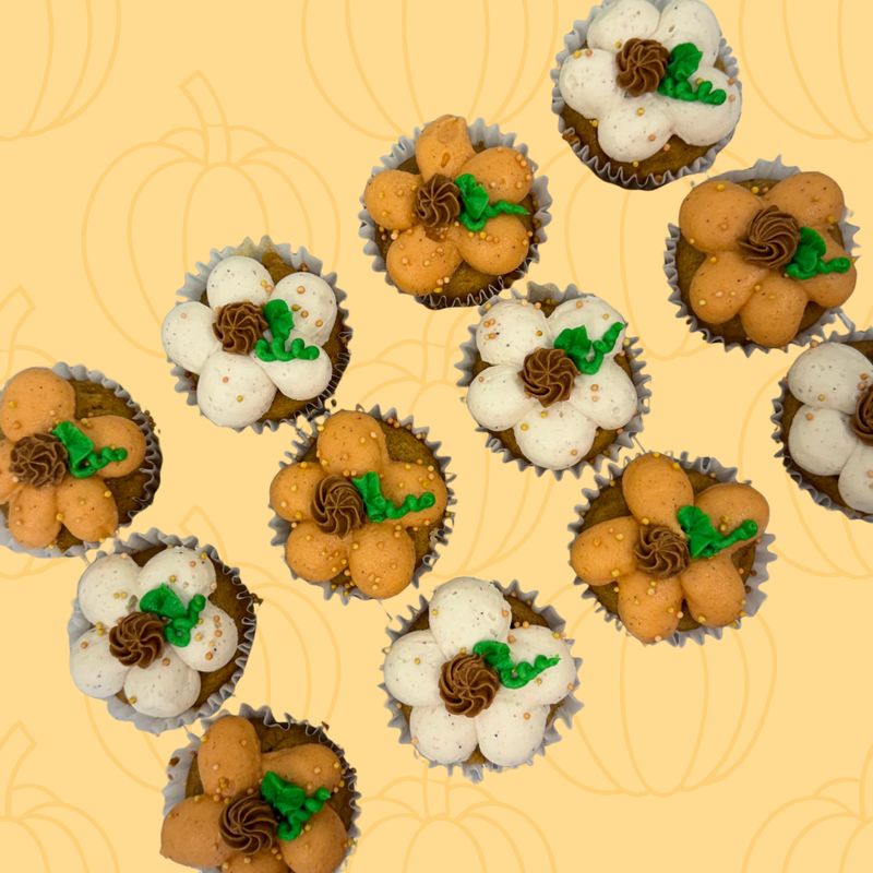 12 Pack Mini Pumpkin Cupcake Pack *Available for preorder Oct 1 -11* 12 Pack Mini Pumpkin Cupcake Pack *Available for preorder Oct 1 -11*