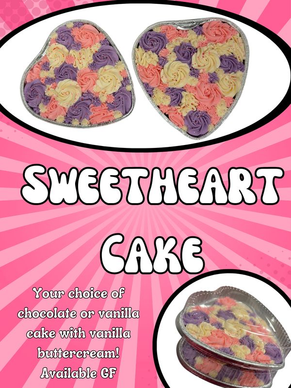 Valentine’s Day Sweetheart Cake