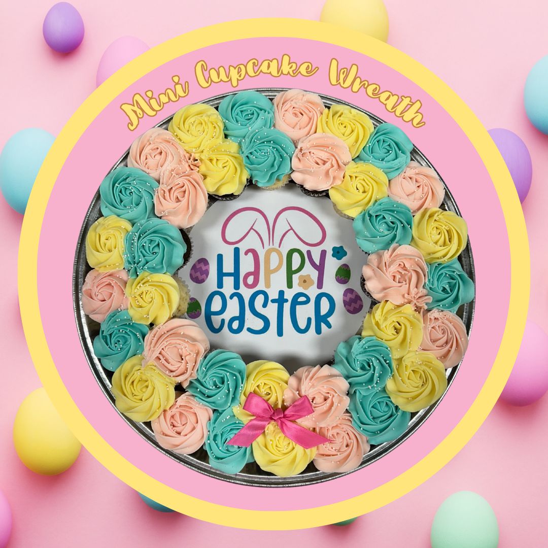 Easter Mini Cupcake Wreath *Also Available GF