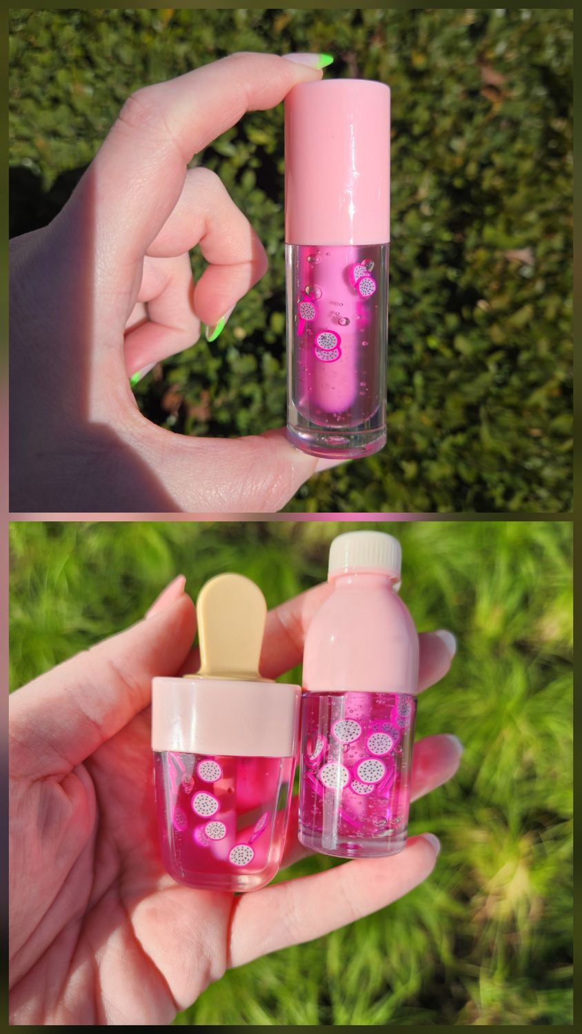 Dragonfruit lip gloss