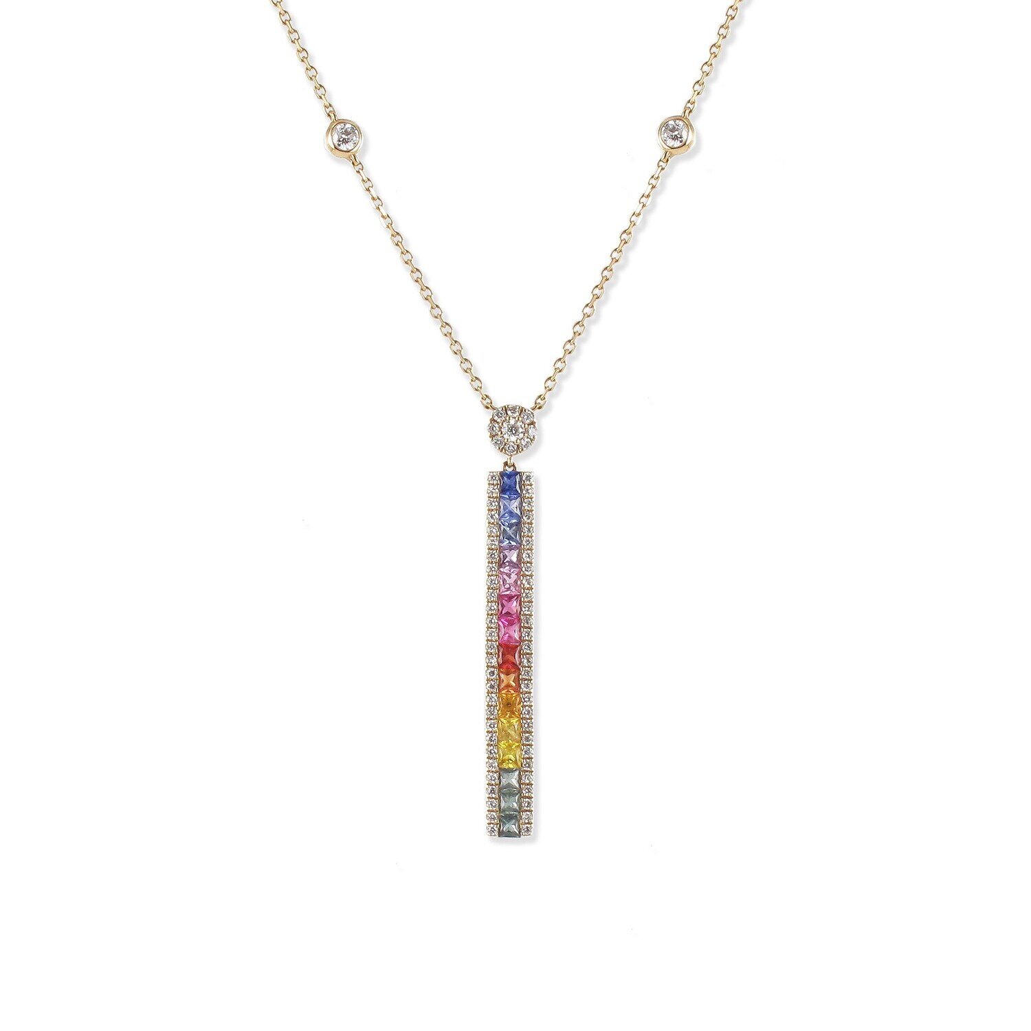 RAINBOW BARETTE DECOLLETE