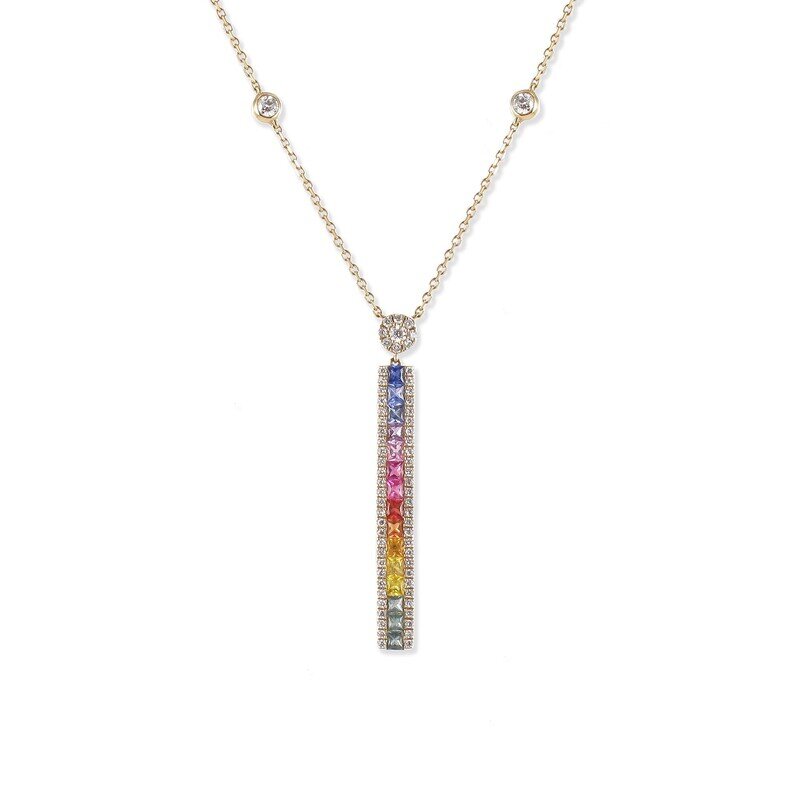 RAINBOW BARETTE DECOLLETE