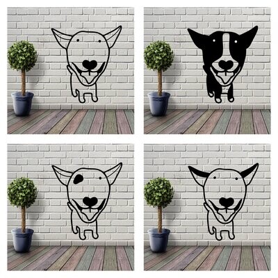 Stickers Bull Terrier multi-supports