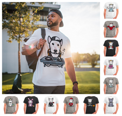 T-shirt Bull Terrier Homme
