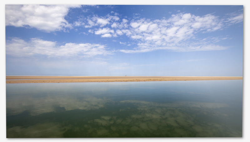 Norderoogsand - Fotoabzug Aludibond hinter Acryl