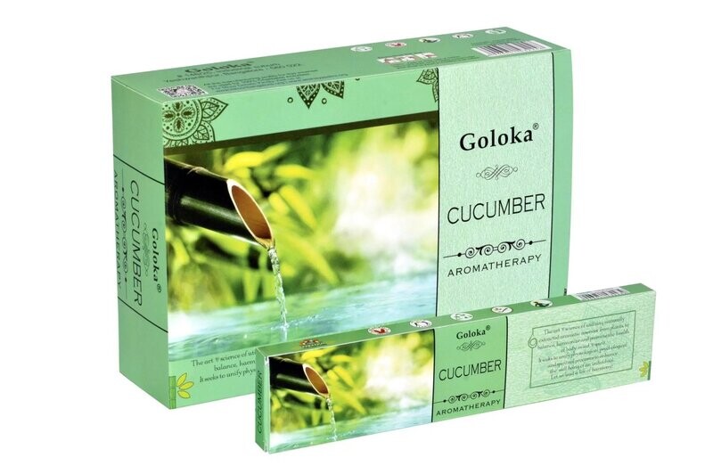 Goloka Aromatherapy Cucumber (Gurke) Räucherstäbchen Goloka Aromatherapy Cucumber (Gurke) Räucherstäbchen