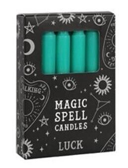 12 Stück Spell Candle "Glück"