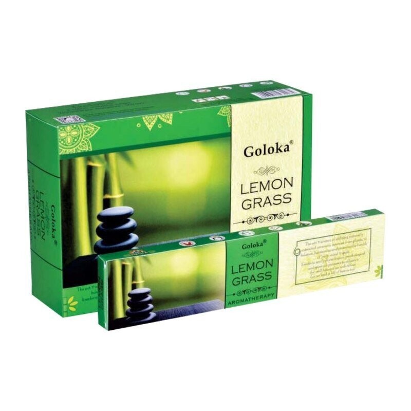 Goloka Aromatherapy Lemongrass Räucherstäbchen Goloka Aromatherapy Lemongrass Räucherstäbchen
