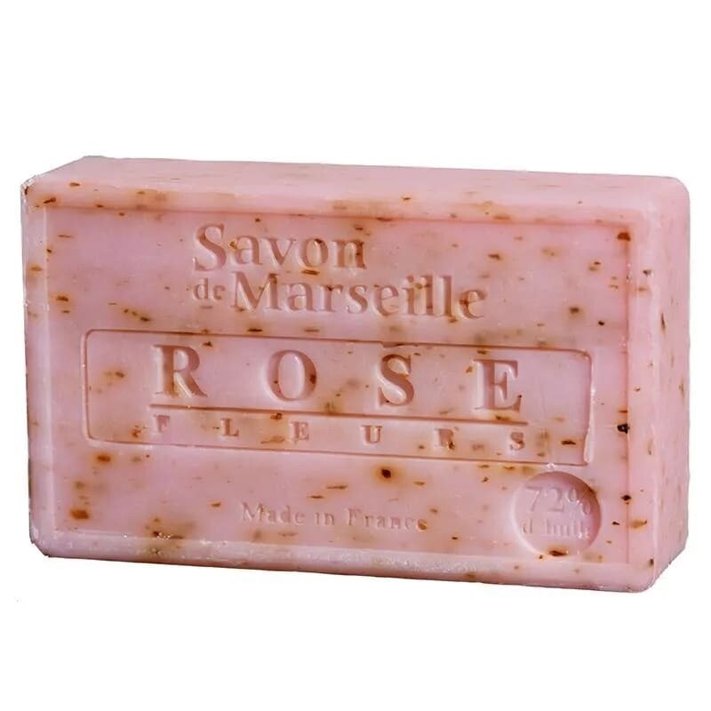 Natürliche Marseille Seife mit Rosenblütenblatt Le Chaterlard 1802