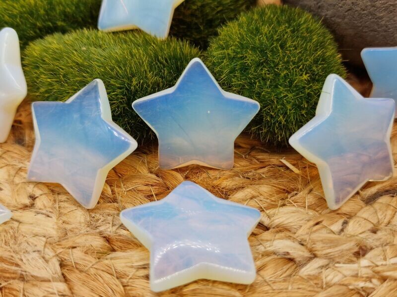 Opalglas Sternchen 30x30 mm