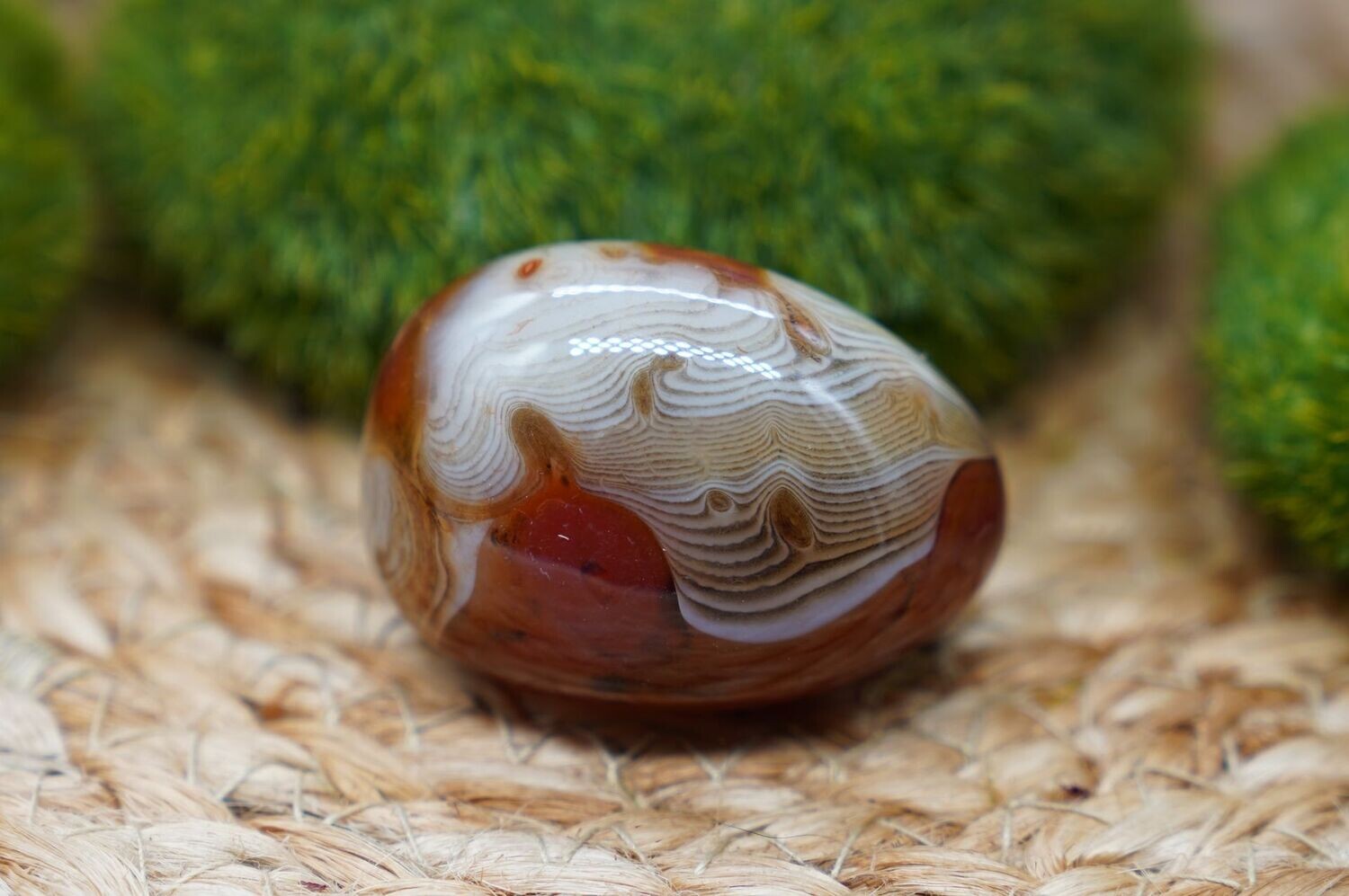 Karneol Trommelstein 8