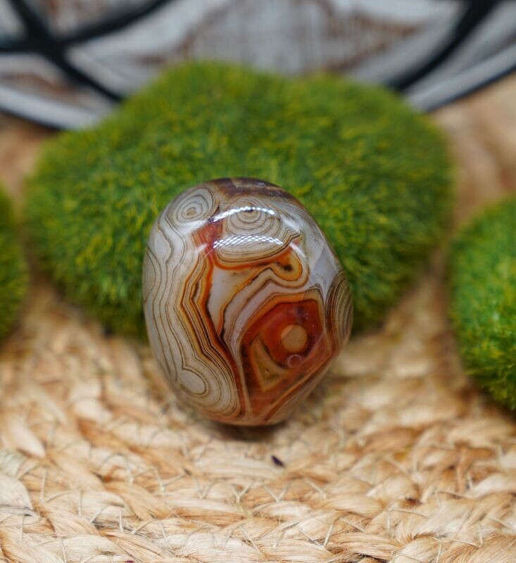 Karneol Trommelstein 12