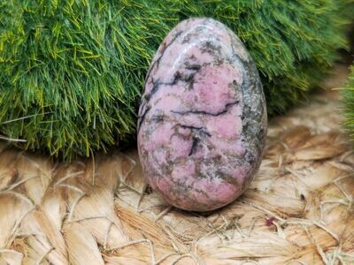 Rhodonit Tropfen gebohrt 1 Rhodonit Tropfen gebohrt 1