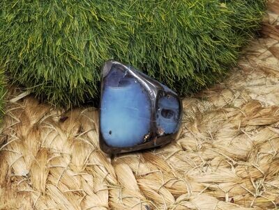 Boulder Opal gebohrt