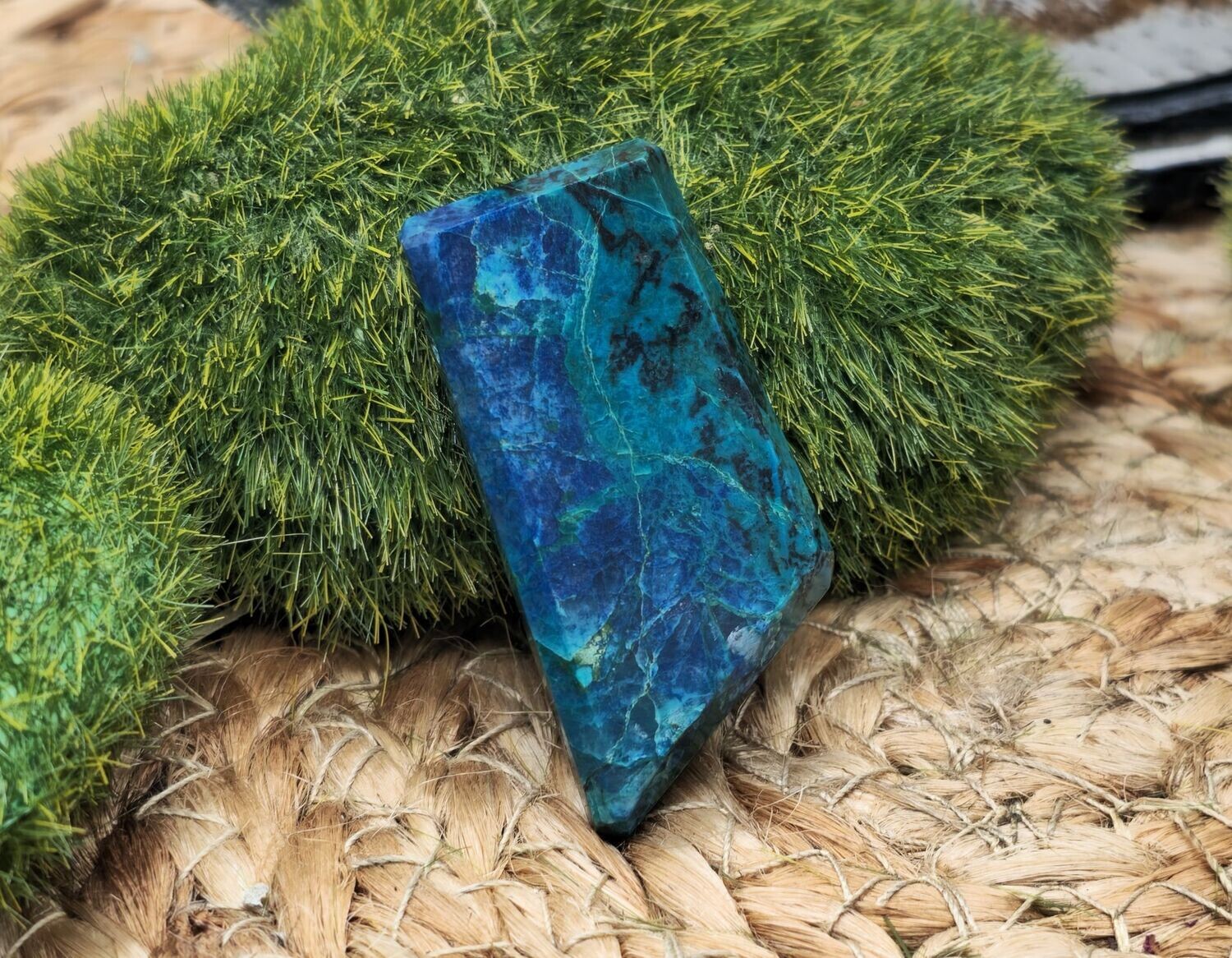 Shattukit in Chrysokoll AA+ Namibia