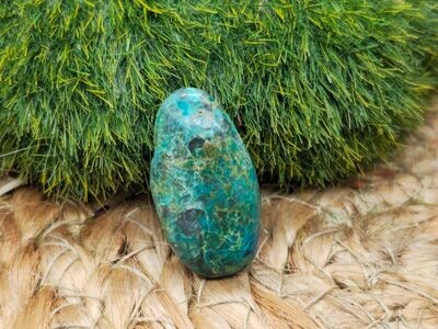 Chrysokoll Mini gebohrt