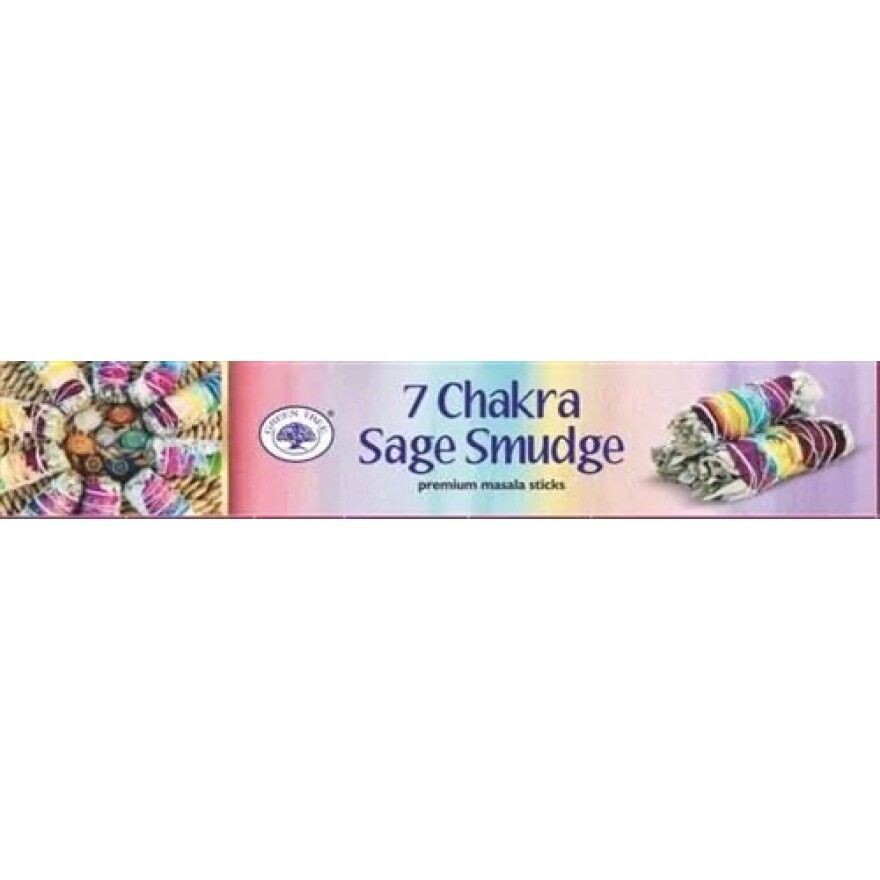 Green Tree "7 Chakra Sage Smudge" Räucherstäbchen