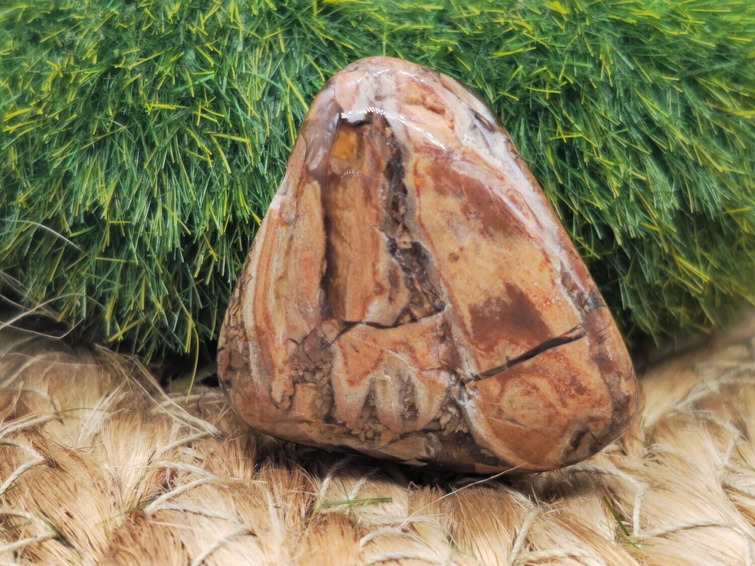 Sternachat Trommelstein gebohrt