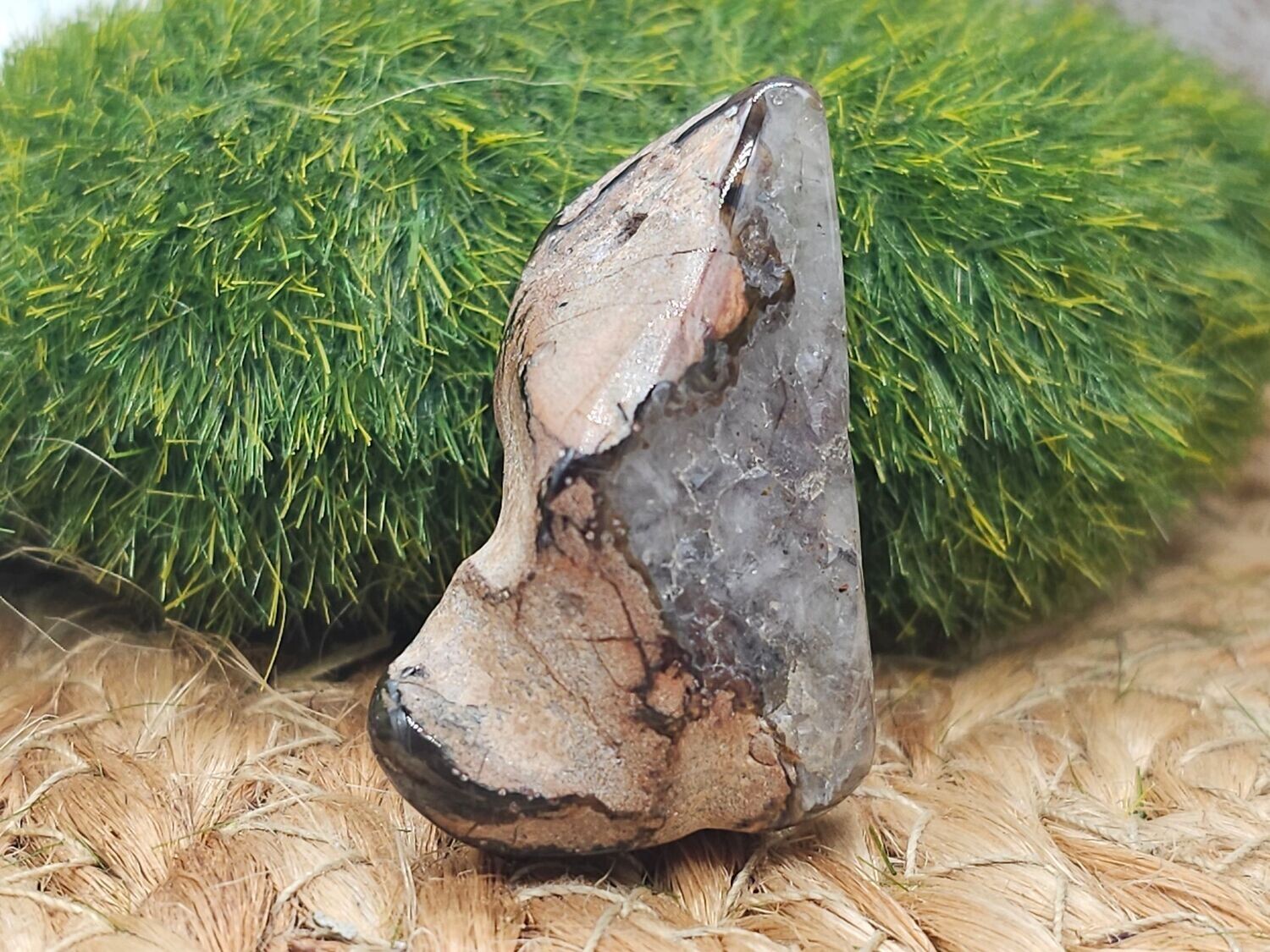 Sternachat Trommelstein gebohrt