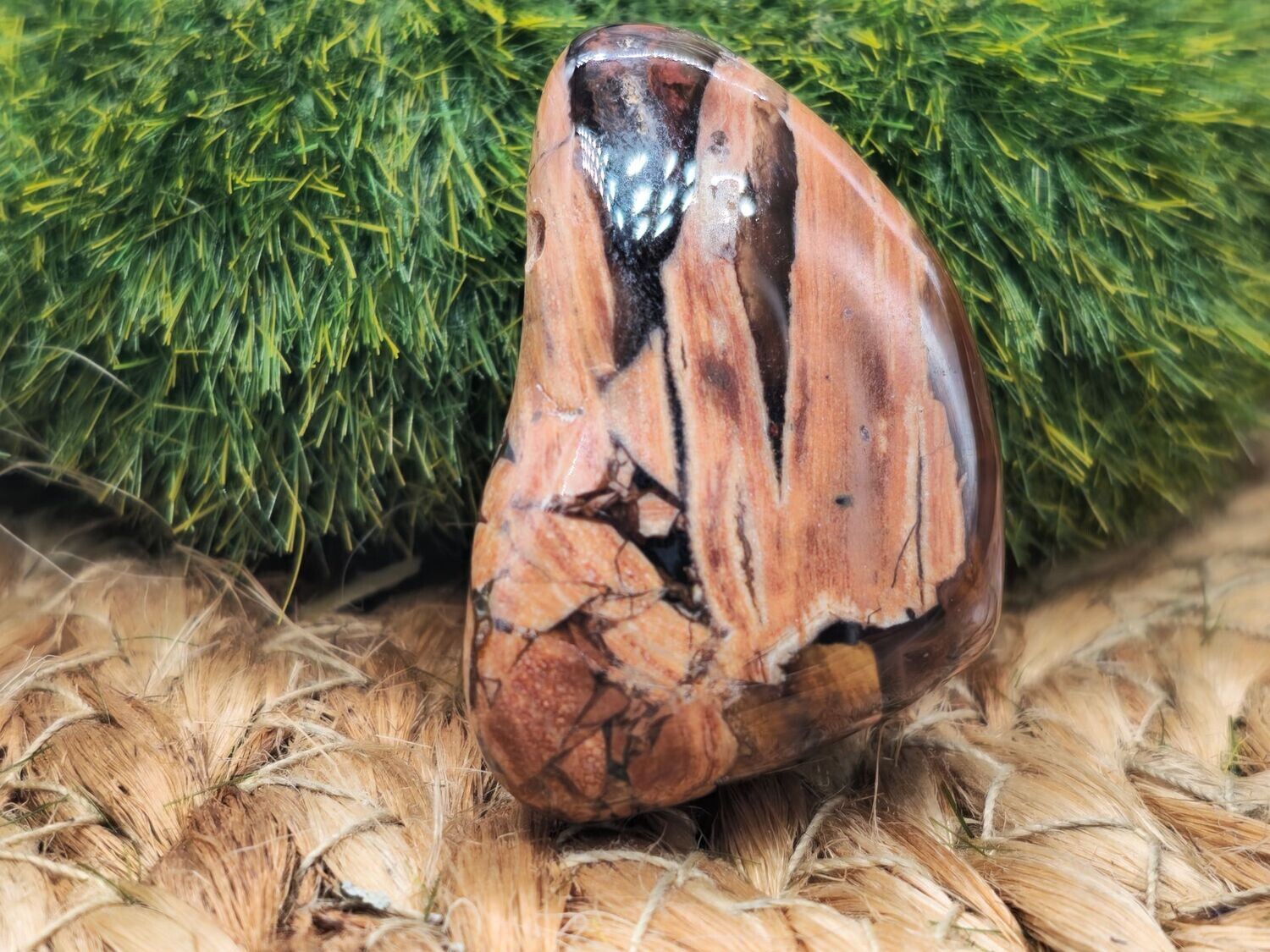 Sternachat Trommelstein gebohrt