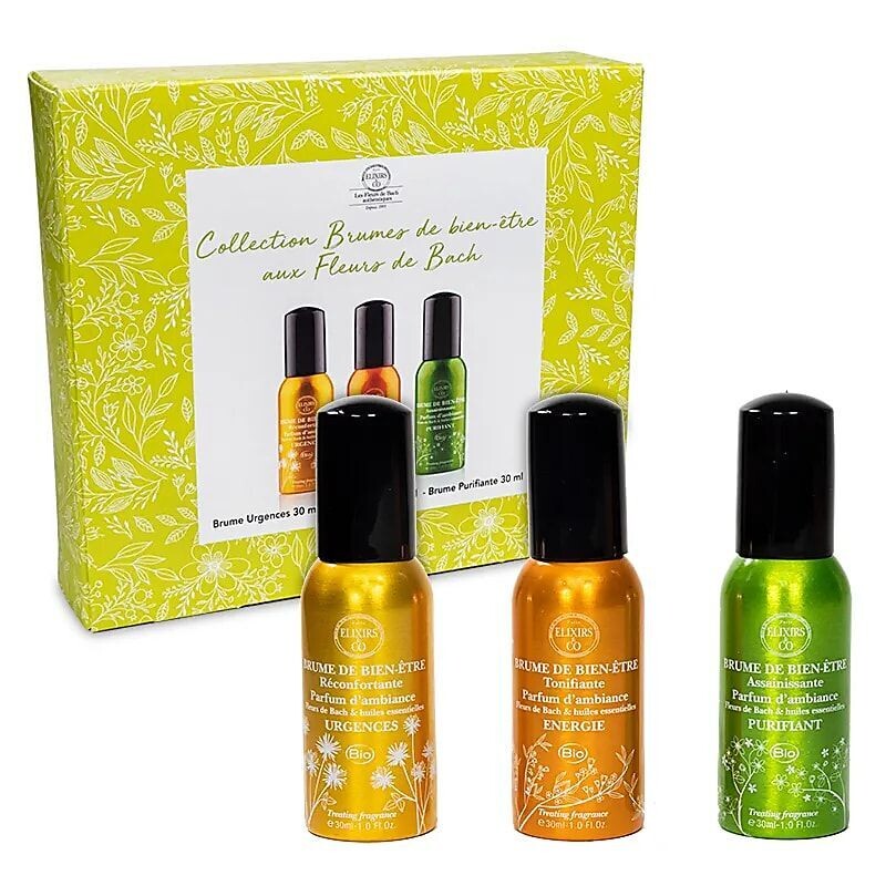 Bachblüten Raumspray-Geschenkset Wellbeing 3 x 30 ml Bachblüten Raumspray-Geschenkset Wellbeing 3 x 30 ml