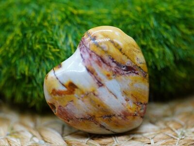 Flint Herz gebohrt 30 mm