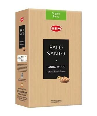 HEM Organic Blend Palo Santo & Sandalwood ( Heiliges Holz & Sandelholz )