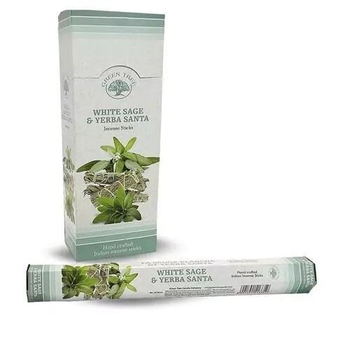 Green Tree Yerba Santa & White Sage ( weißer Salbei ) Räucherstäbchen Green Tree Yerba Santa & White Sage ( weißer Salbei ) Räucherstäbchen