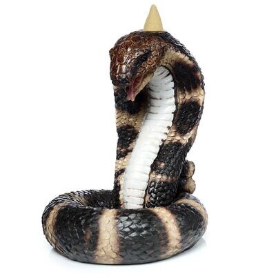 Gewundene Kobra Schlange Räucherkegelhalter